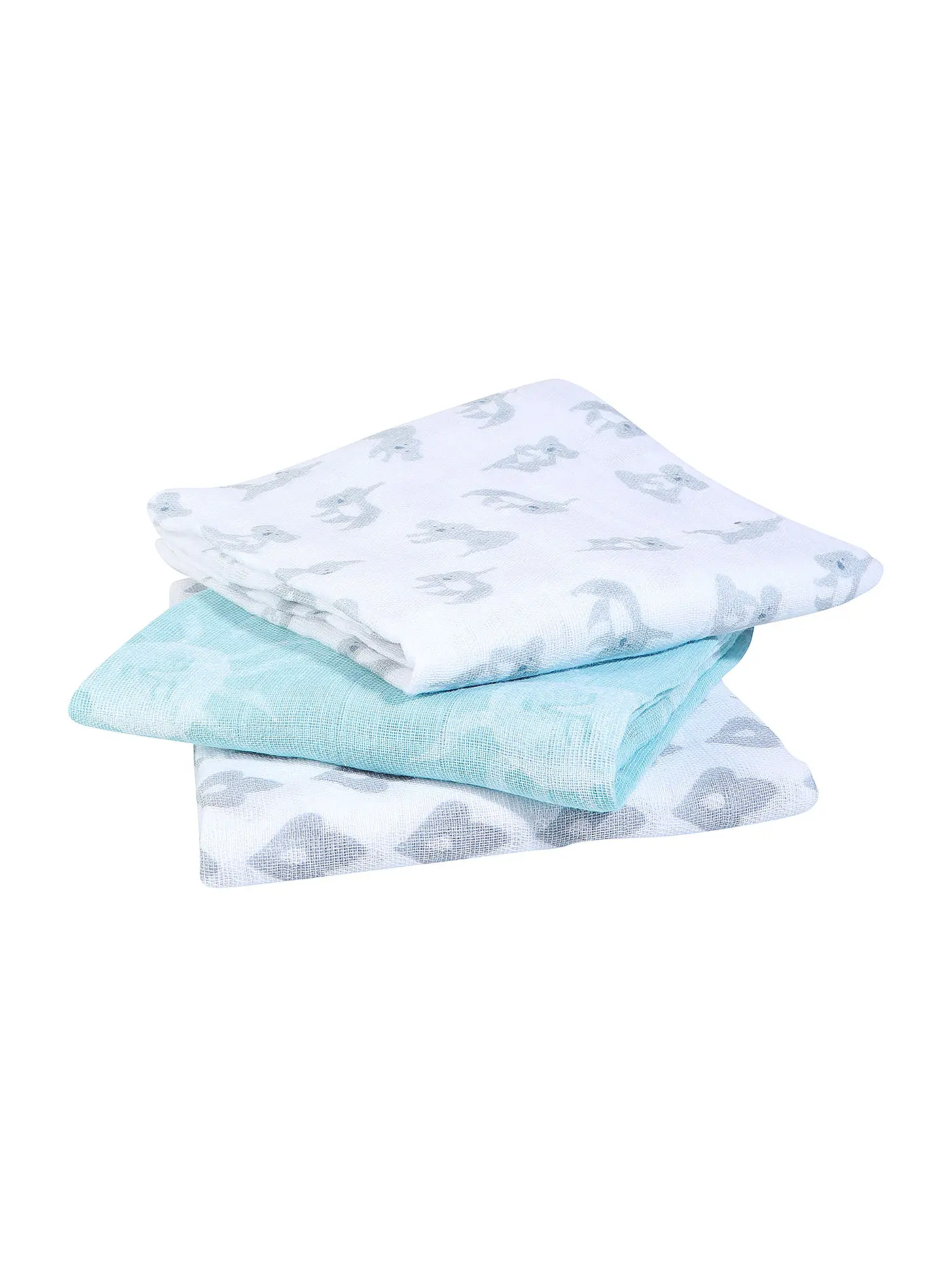 ADEN + ANAIS | Mulltuch 3er Pkg Musy Rising Star | weiss